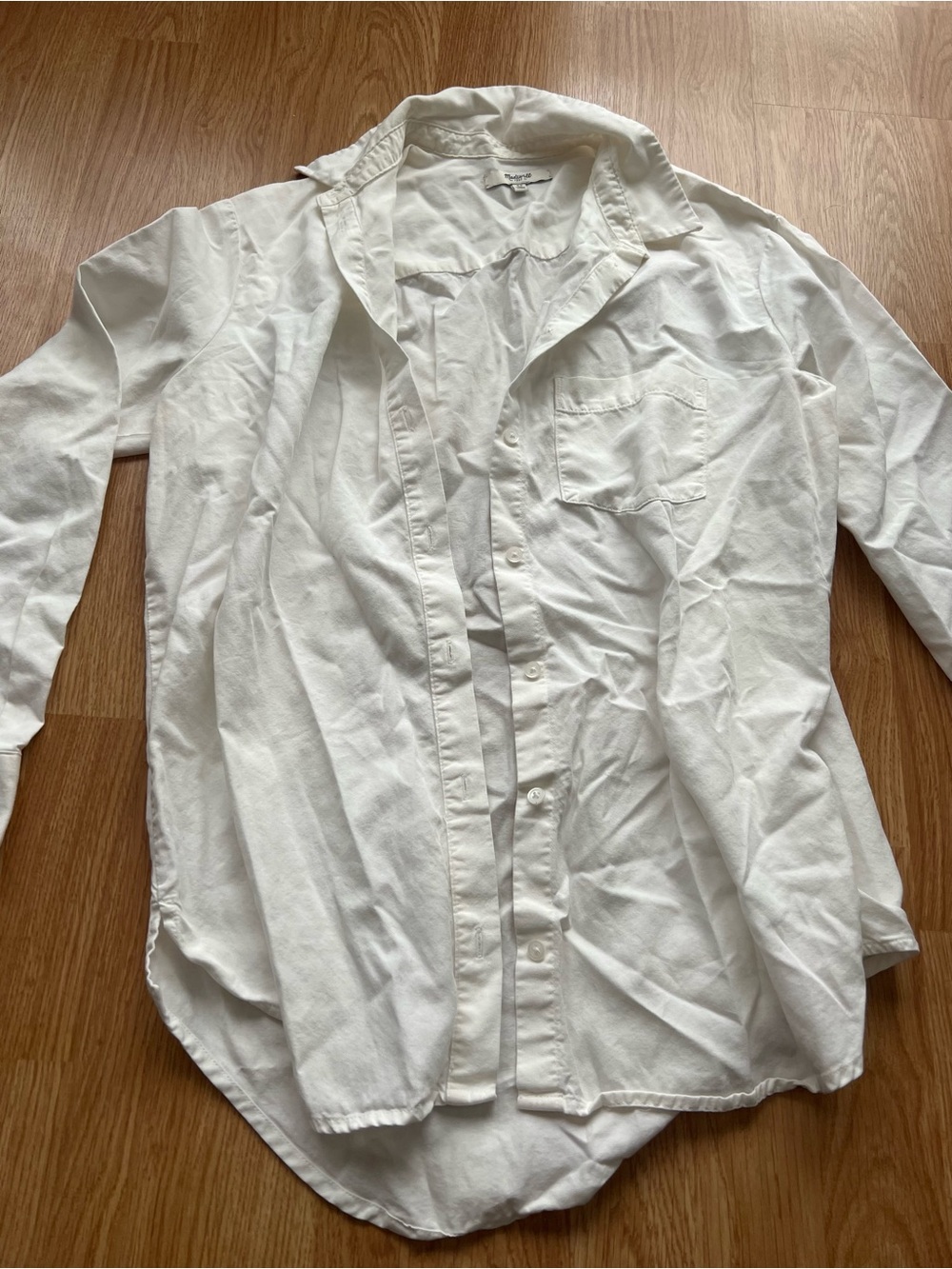 Madewell Classic White Button-Down Shirt